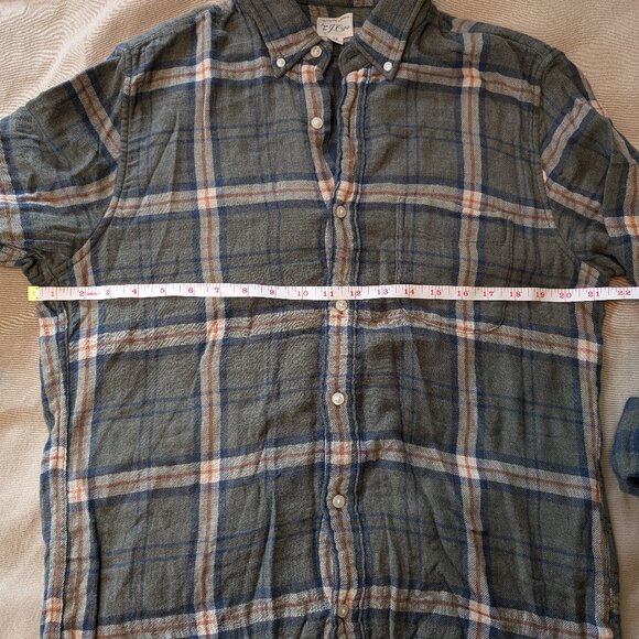 J Crew Double Weave Slim Fit Plaid Shirt - M - Picture 4 of 5